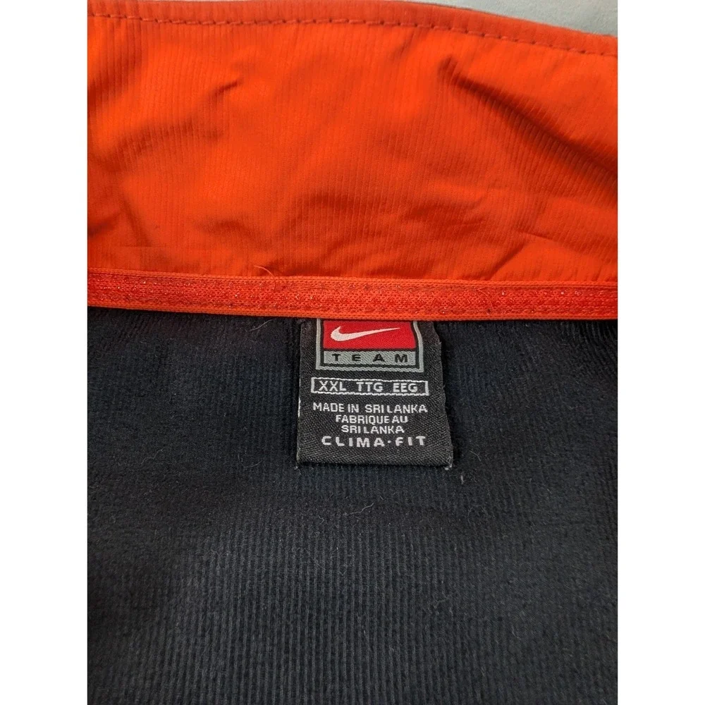 vtg y2k Nike Team Oklahoma State Full Zip Pullover Jacket clima fit XXL 90s